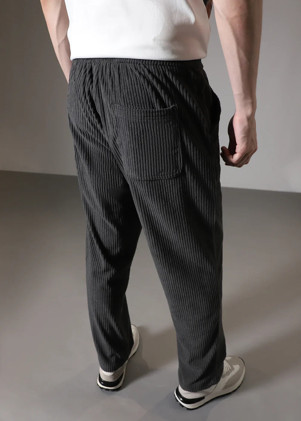 The "Rib-Tube" Baggy Trouser | Heavyweight Textured Knit