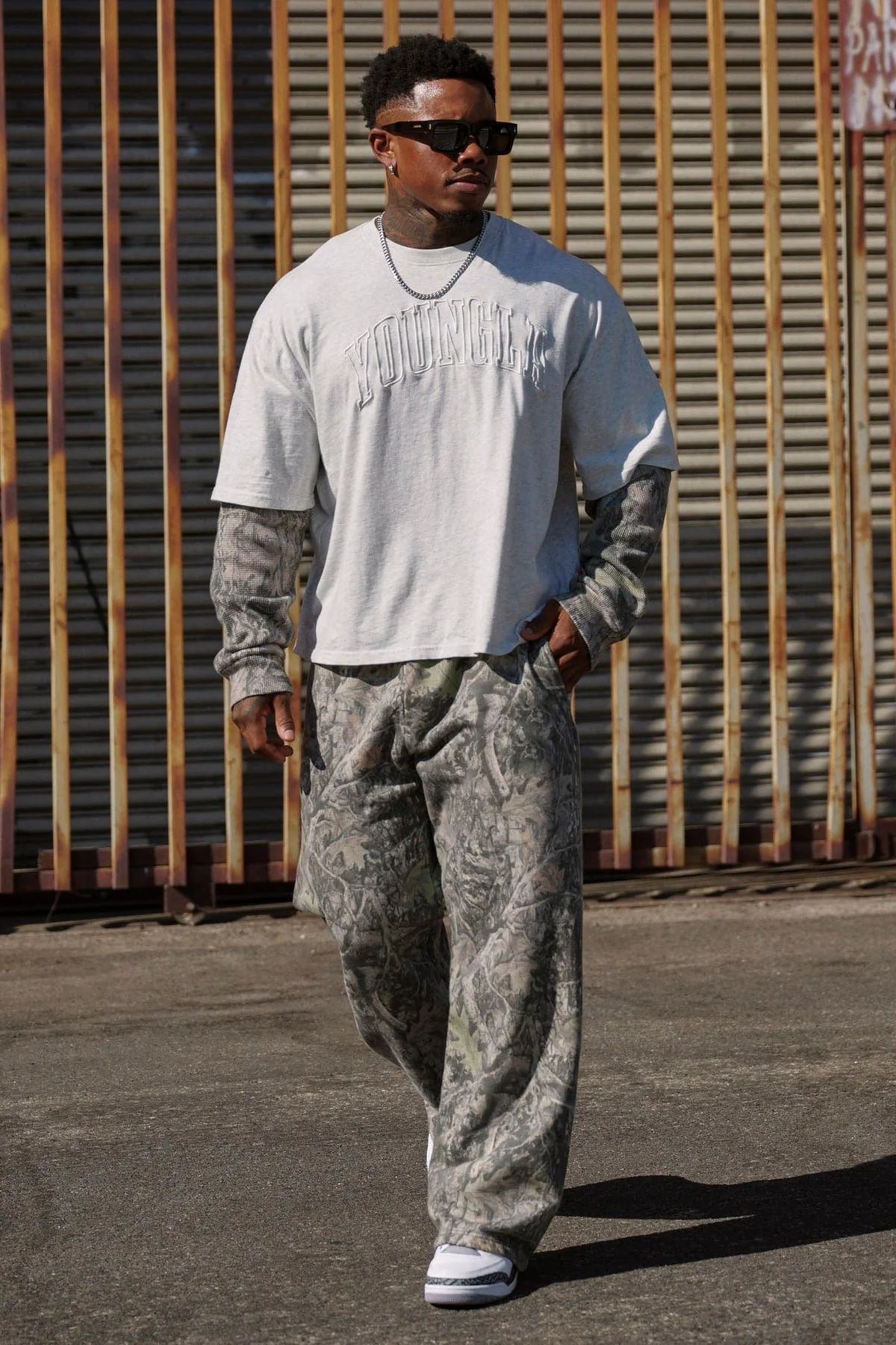 Tree Camo Baggy Pants